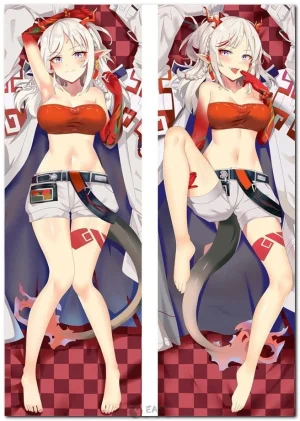 Nian character from Arknights anime on dakimakura body pillow