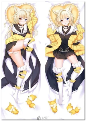 Nightmare from Arknights anime on a body pillow cover
