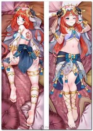 Nilou from Genshin Impact anime body pillow dakimakura cover
