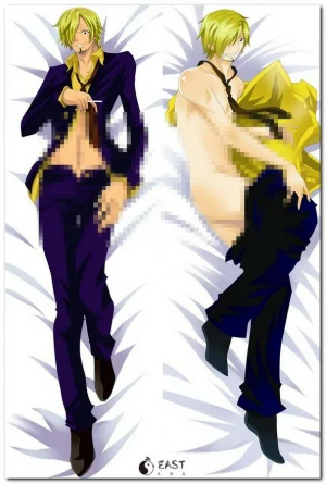 One Piece anime dakimakura body pillow featuring character artwork