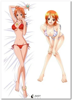 One Piece anime dakimakura body pillow featuring AI voice technology