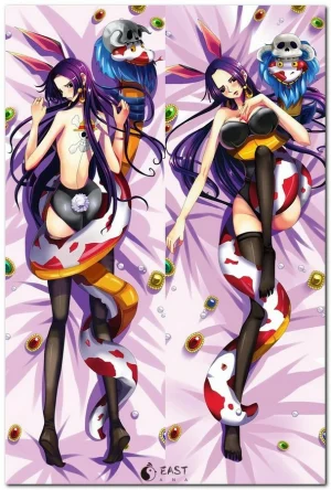 One Piece anime dakimakura body pillow featuring Luffy and Nami