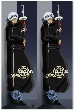 One Piece anime dakimakura body pillow featuring character art