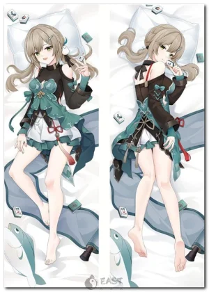 Qingque from Honkai: Star Rail anime body pillow cover dakimakura