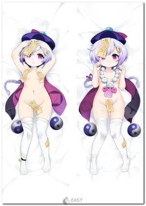 Qiqi from Genshin Impact on anime body pillow (dakimakura) cover