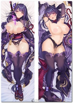 Raiden Shogun Genshin Impact dakimakura body pillow anime cover