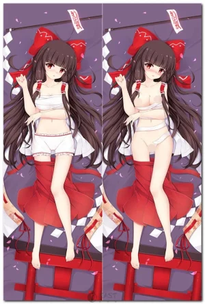 Reimu Hakurei from Touhou Project 18 anime-style dakimakura body pillow