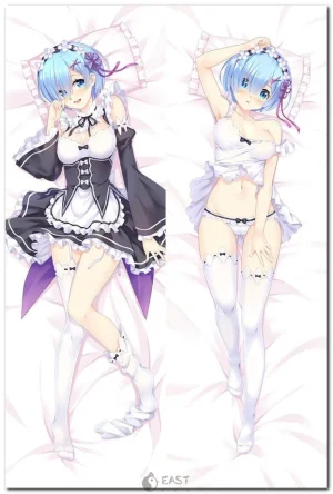 Rem from Re:Zero dakimakura body pillow cover for anime fans