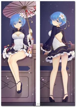 Rem from Re:Zero dakimakura body pillow cover for anime fans