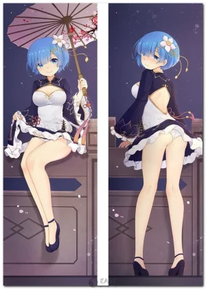 Rem from Re:Zero dakimakura body pillow cover for anime fans