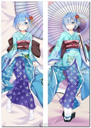 Rem from Re:Zero dakimakura body pillow cover for anime fans