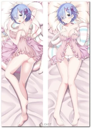 Rem from Re:Zero dakimakura body pillow cover