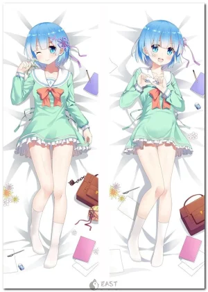 Rem from Re:Zero dakimakura body pillow cover for anime fans