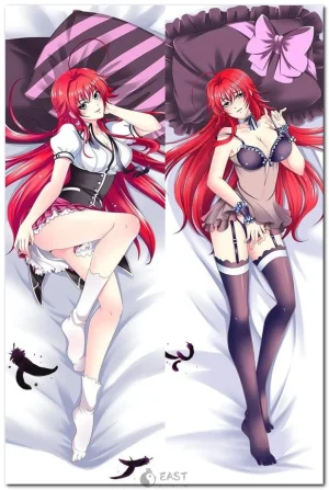 Rias Gremory from High School DxD on anime body pillow (dakimakura)