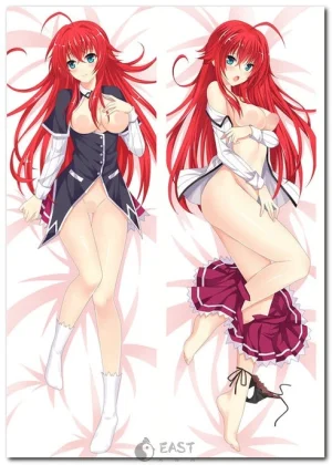 Rias Gremory from High School DxD on anime body pillow dakimakura