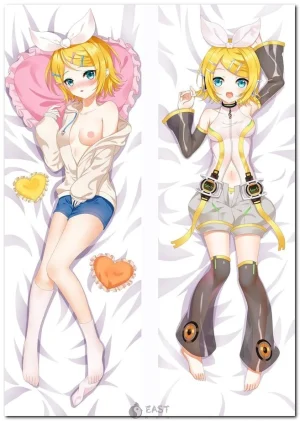 Rin Kagamine Vocaloid anime body pillow dakimakura cover