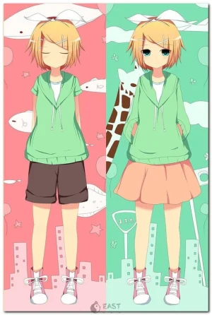Rin Kagamine Vocaloid anime body pillow dakimakura