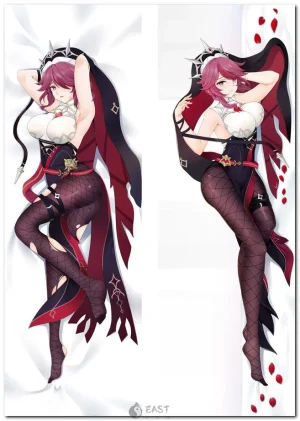 Rosaria Genshin Impact anime body pillow dakimakura cover