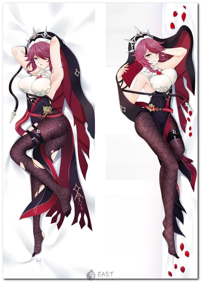 Official eastana Rosaria Genshin Impact dakimakura cover — premium anime body pillow design with AI voice support. Ideal for collectors and fans. Rosaria Genshin Impact anime body pillow dakimakura cover