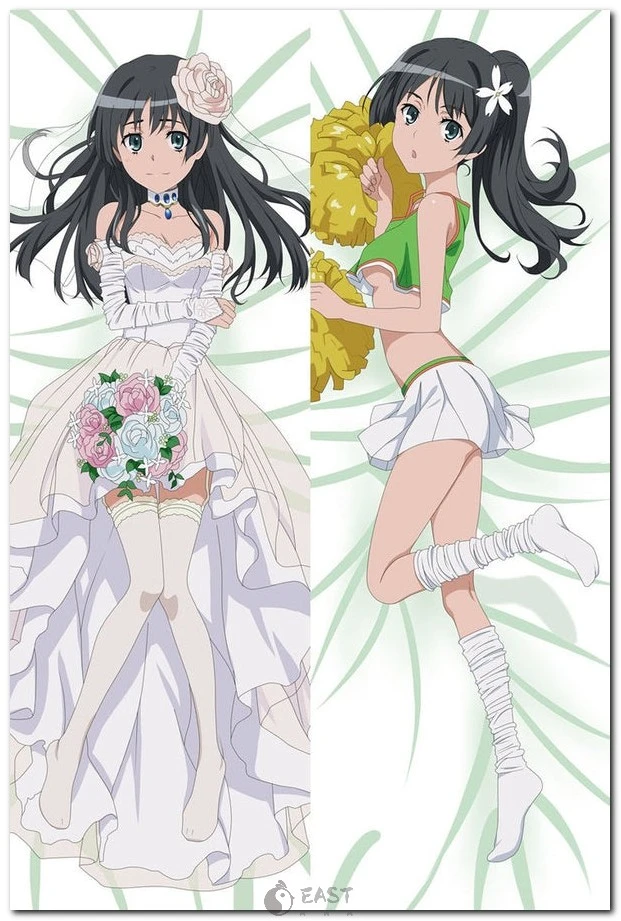Authentic Ruiko Saten dakimakura (body pillow) from A Certain Scientific Railgun, available as AI voice-enabled anime pillow cover. Official Eastana merchandise. Ruiko Saten dakimakura pillow cover from A Certain Scientific Railgun