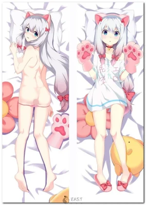 Sagiri Izumi from Eromanga Sensei on anime body pillow (dakimakura)