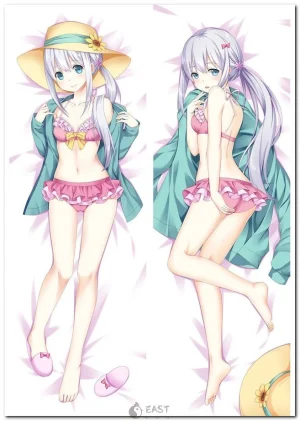 Sagiri Izumi from Eromanga Sensei on anime body pillow (dakimakura)