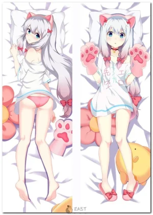 Sagiri Izumi from Eromanga Sensei on anime body pillow (dakimakura)
