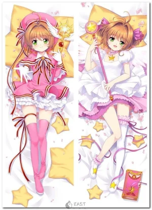 Sakura Kinomoto from Cardcaptor Sakura on anime body pillow (dakimakura)