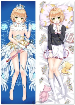 Sakura Kinomoto from Cardcaptor Sakura on anime body pillow (dakimakura)