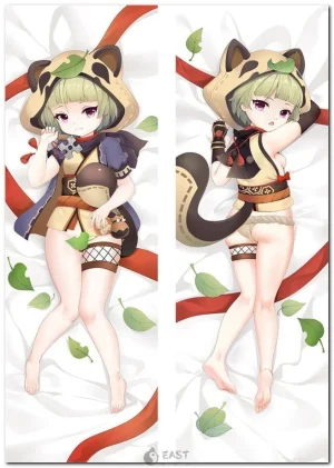 Sayu from Genshin Impact on anime body pillow (dakimakura) cover