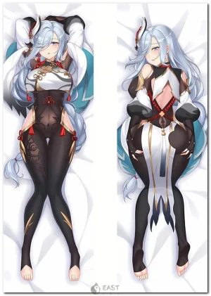 Shenhe from Genshin Impact on anime body pillow (dakimakura) cover