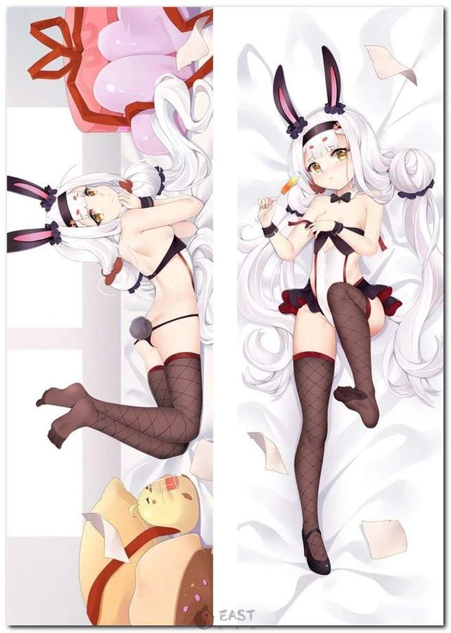 Official-style Shimakaze Azur Lane dakimakura body pillow cover — compatible with AI voice modules. Premium design by eastana for anime fans. Shimakaze Azur Lane anime dakimakura body pillow cover