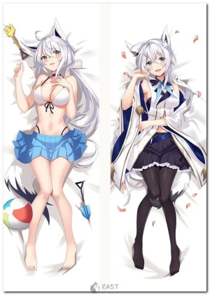 Shirakami Fubuki VTuber anime body pillow dakimakura