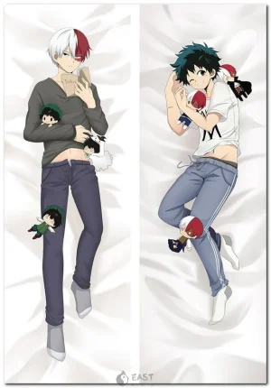 Shoto Todoroki and Izuku Midoriya My Hero Academia dakimakura body pillow