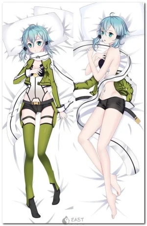 Sinon (Shino Asada) from Sword Art Online dakimakura anime body pillow