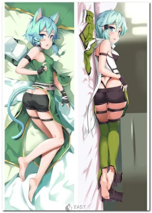 Sinon (Shino Asada) from Sword Art Online on anime body pillow dakimakura