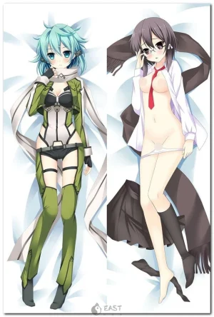 Sinon from Sword Art Online dakimakura body pillow cover