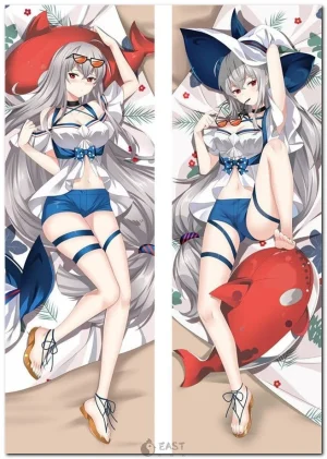 Skadi from Arknights anime body pillow dakimakura cover