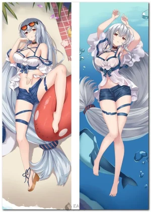Skadi from Arknights anime body pillow dakimakura cover