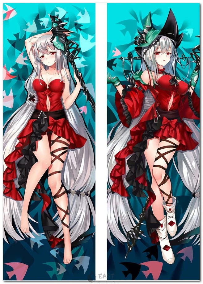 Premium Skadi Arknights dakimakura body pillow cover with AI voice theme — officially licensed fan art, available at Eastana. Ideal for anime collectors and Arknights fans. Skadi from Arknights anime dakimakura body pillow cover