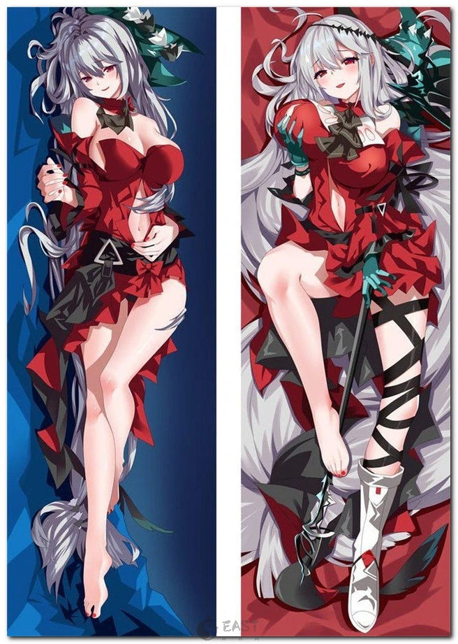 Premium Skadi Arknights dakimakura cover image — ideal for anime body pillows and AI voice-enabled merchandise. Part of Eastana's licensed Arknights collection. Skadi from Arknights anime body pillow dakimakura cover