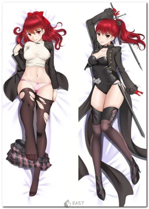 Sumire Kasumi from Persona 5 on anime body pillow dakimakura cover