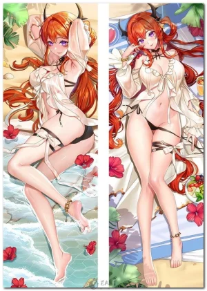 Surtr from Arknights anime body pillow dakimakura cover