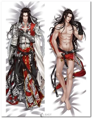 Anime body pillow featuring Sword-Net-3 character art, high-resolution dakimakura print