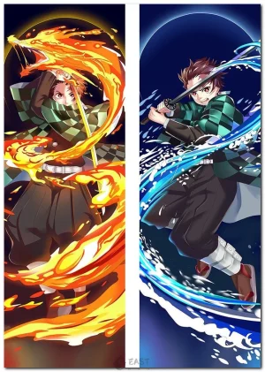 Tanjiro Kamado Demon Slayer anime dakimakura body pillow