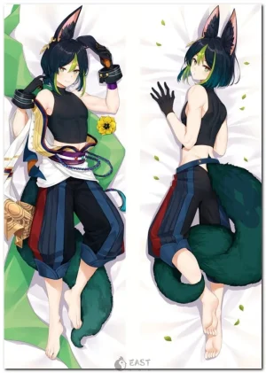 Tighnari Genshin Impact anime body pillow dakimakura cover