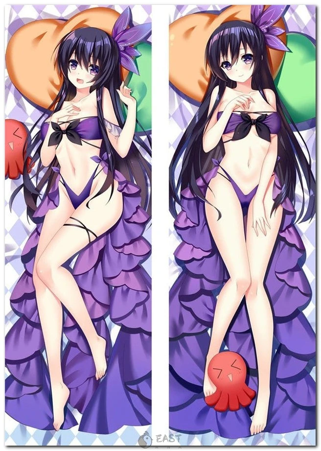 Premium Tohka Yatogami dakimakura pillow cover from Date A Live, part of Eastana's licensed anime body pillow & AI Voice Dakimakura series. Ideal for collectors and fans. Tohka Yatogami dakimakura pillow cover from Date A Live anime