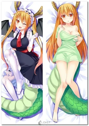 Tohru from Miss Kobayashi's Dragon Maid anime dakimakura body pillow