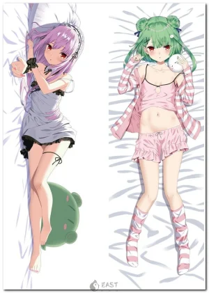 Uruha Rushia VTuber anime body pillow dakimakura