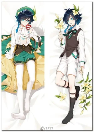 Venti (Barbatos) from Genshin Impact on anime body pillow cover